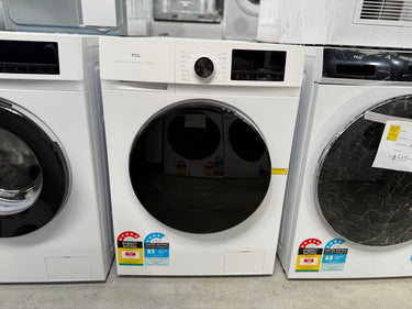 Factory second TCL WF10P11W – 10 kg Front Load Washing Machine (White) - Second Hand Appliances Geebung